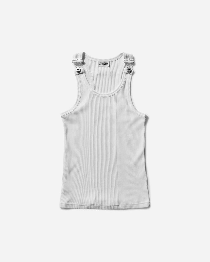 Linne Jean Paul Gaultier Patch Tank Top Vit | 24-25-U-DB023-J054 01
