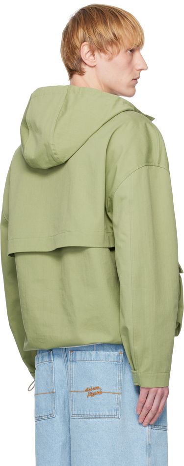 Parkas MAISON KITSUNÉ Maison Kitsuné Hooded Popover Jacket Grön | OM02112WW9026, 2