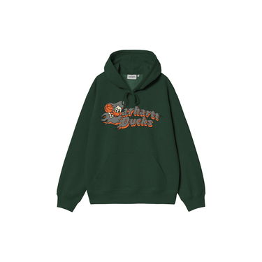 Sweatshirt Carhartt WIP Carhartt WIP Flaming Ducks Graphic Hoodie Grön | I034724_9, 3