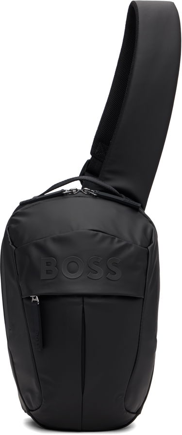 Ryggsäck BOSS BOSS Sling Backpack Svart | 50548087, 0