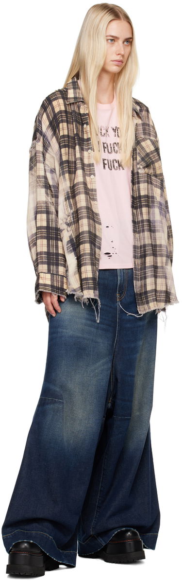 Jeans R13 R13 Jesse Wide Leg Jeans Blå | R13WD082 D144A, 3