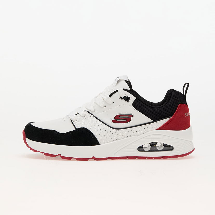 Sneakers och skor Skechers Uno - Retro One White/ Black/ Red Vit | 183020 WBRD