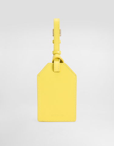 Nyckelringar Dolce & Gabbana Dolce & Gabbana Calfskin Luggage Tag with Lock and Key Gul | BP3417AV89389418, 1