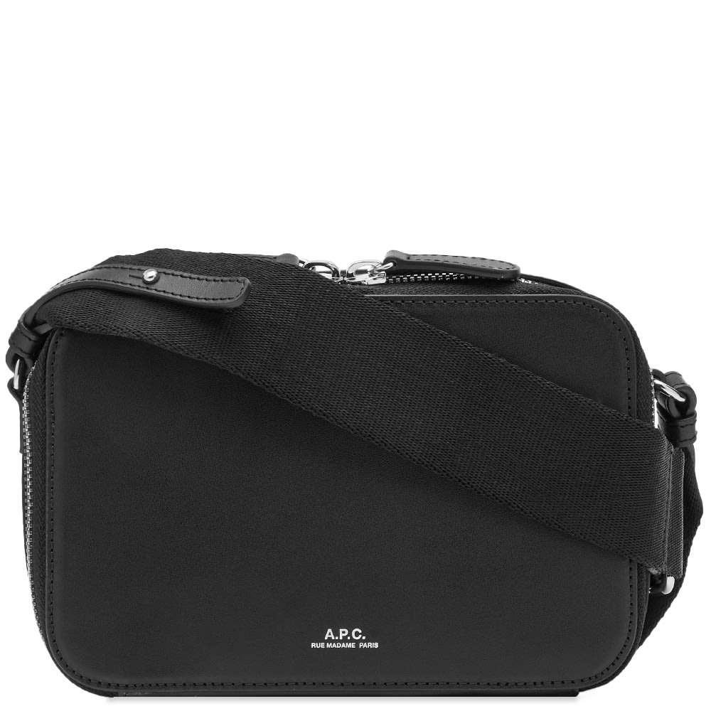 Midjeväska A.P.C. Soho Camera Bag Svart | PXAWV-M61695-LZZ, 0