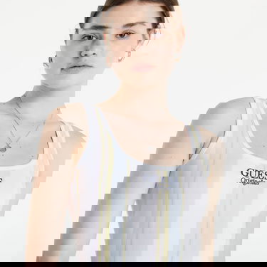 Kropp GUESS Front Logo Striped Body Vit | W2GP40K1D80-F0E1, 1