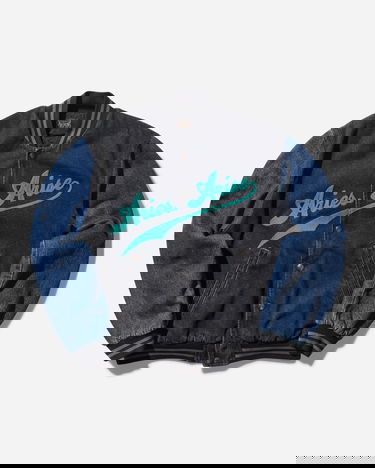 Bomberjacka Aries Varsity Denim Jacket Svart | AR7030302 MLT, 1