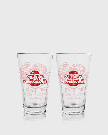 Heminredning EDWIN Edwin Supply Tanuki Graphic Cola Glasses - Pack of 2 Röd | I035937-H400, 3