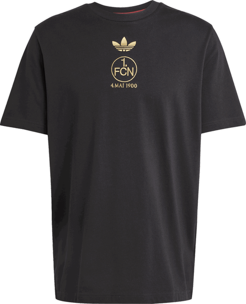 T-shirt adidas Originals 1. FC Nürnberg 125th Anniversary T-Shirt Svart | 6fcnjf0608