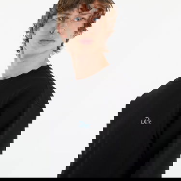 Sweatshirt Dime Classic Small Logo Crewneck Black Svart | DIMESP24D210BLK, 3