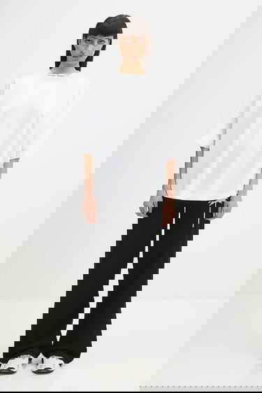 Byxor Palm Angels Palm Angels Palms Knit High Waist Wide Leg Pants Svart | PWHG035S25KNI0011003, 4