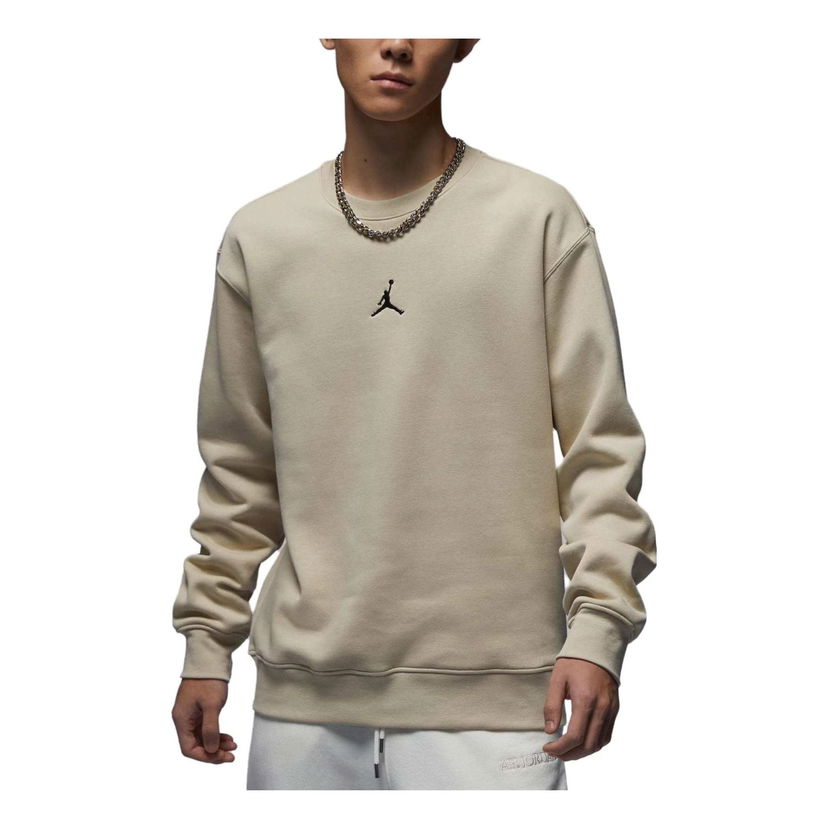 Sweater Jordan Essentials Logo Sweatshirt Beige | FV8451-282