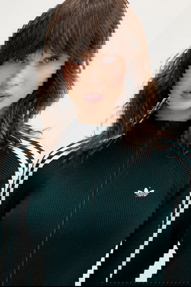 Sweater adidas Performance Adicolor Slim-Fit Knit Top Grön | JY2599, 4