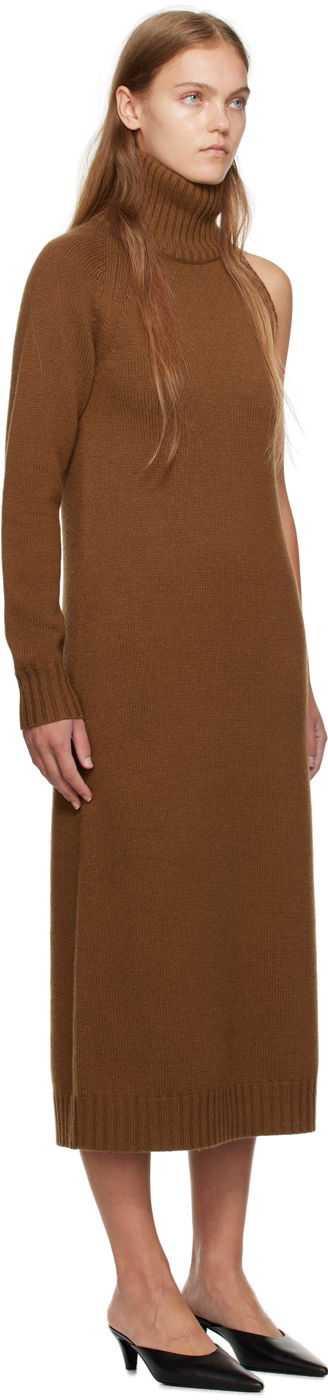 Klä Max Mara Max Mara Single-Shoulder Midi Dress Brun | 2313262536600 MM12127, 1