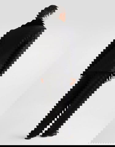 Jacka Dolce & Gabbana Dolce & Gabbana Double-breasted Jacket with Fur-Effect Collar Svart | G2VK3ZHU2A8N0000, 2