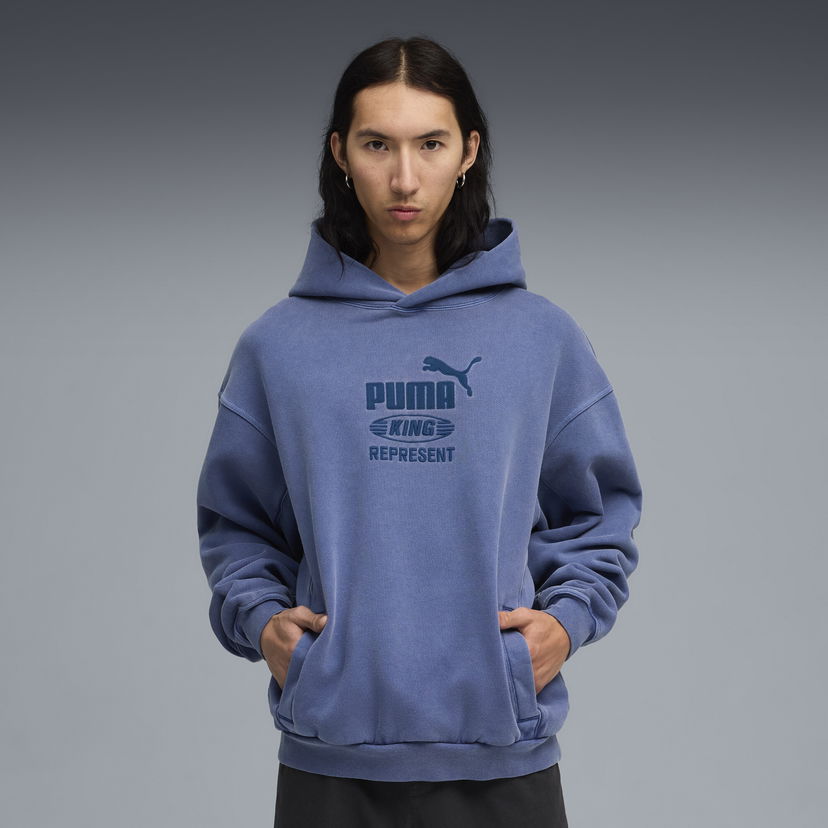 Sweatshirt Puma REPRESENT Hooded Sweatshirt Blå | 632542_78