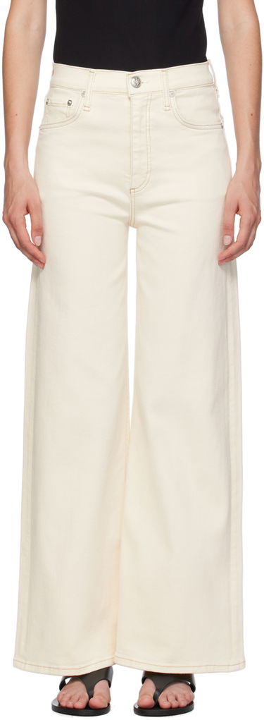 Jeans rag & bone Sofie Ankle Wide-Leg Jeans Vit | WDD24P2993BREC, 0