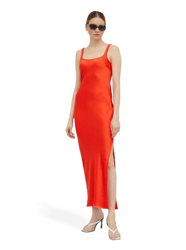 Klä Samsoe Samsoe Sunna Slim Fitting Dress Orange | F23100173