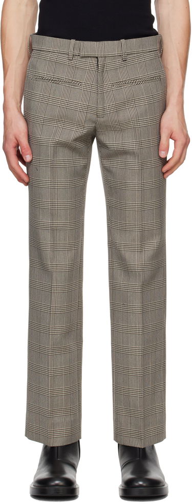 Byxor Courrèges Prince of Wales Check Trousers Brun | 324CPA249PL0166, 0