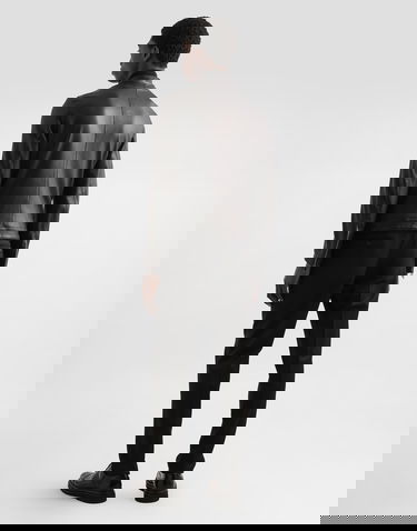 Jacka Dolce & Gabbana Dolce & Gabbana Zip Closure Leather Jacket Svart | G9BUGLGJ744N0000, 2