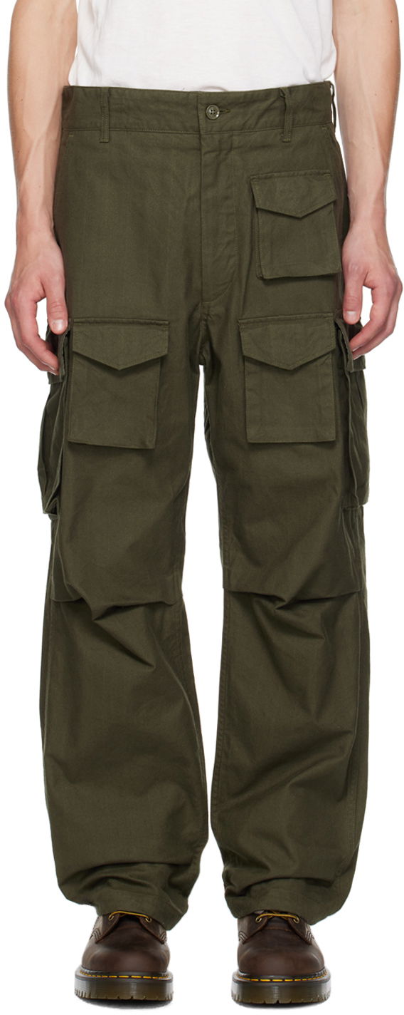 Cargo byxor Engineered Garments Green FA Cargo Pants Grön | 24F1F016