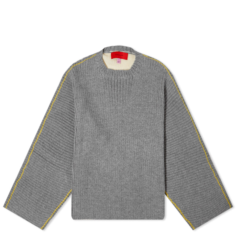 Sweater Eckhaus Latta Ash Knitted Sweater Grå | 4026-EL-AW22-C, 0