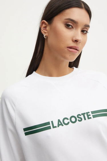 Sweatshirt Lacoste White Graphic Sweatshirt Vit | SF1472, 1