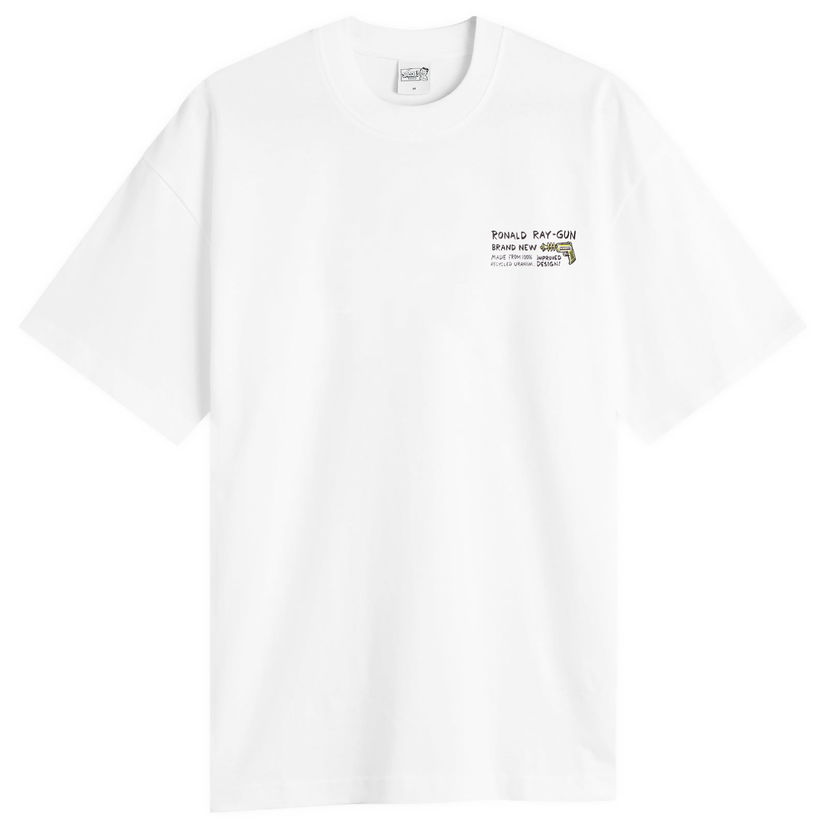T-shirt Polar Skate Co. Ray Gun T-Shirt, Size Small Vit | PSC-F25-32-WHT
