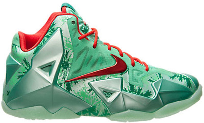 Sneakers och skor Nike LeBron 11 Christmas Grön | 621712-301