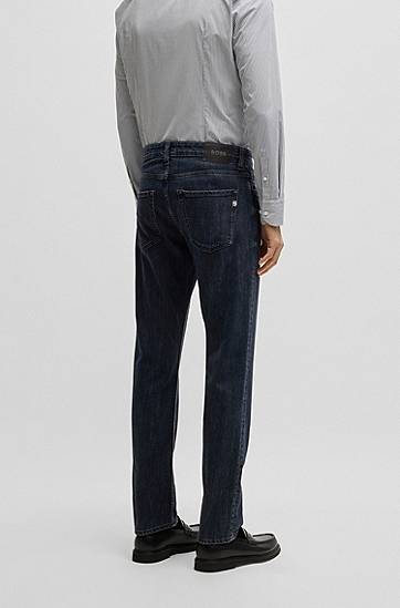 Jeans BOSS Delaware Slim-Fit Stretch Jeans Blå | 50533173, 1