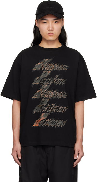 T-shirt We11done We11done Spark Logo T-Shirt Svart | WD-TT0-25-751-U-BK, 0