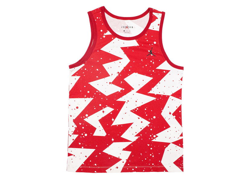 Linne Jordan Jordan Printed Poolside Tank Top Gym Red Röd | CJ6230-687