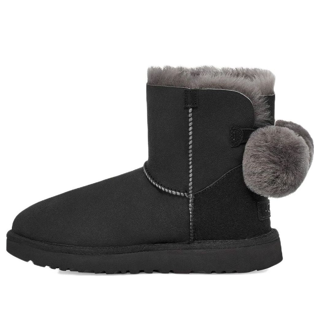 Sneakers och skor UGG Fuzzy Bow Mini Boots Svart | 1132018-BLK, 0