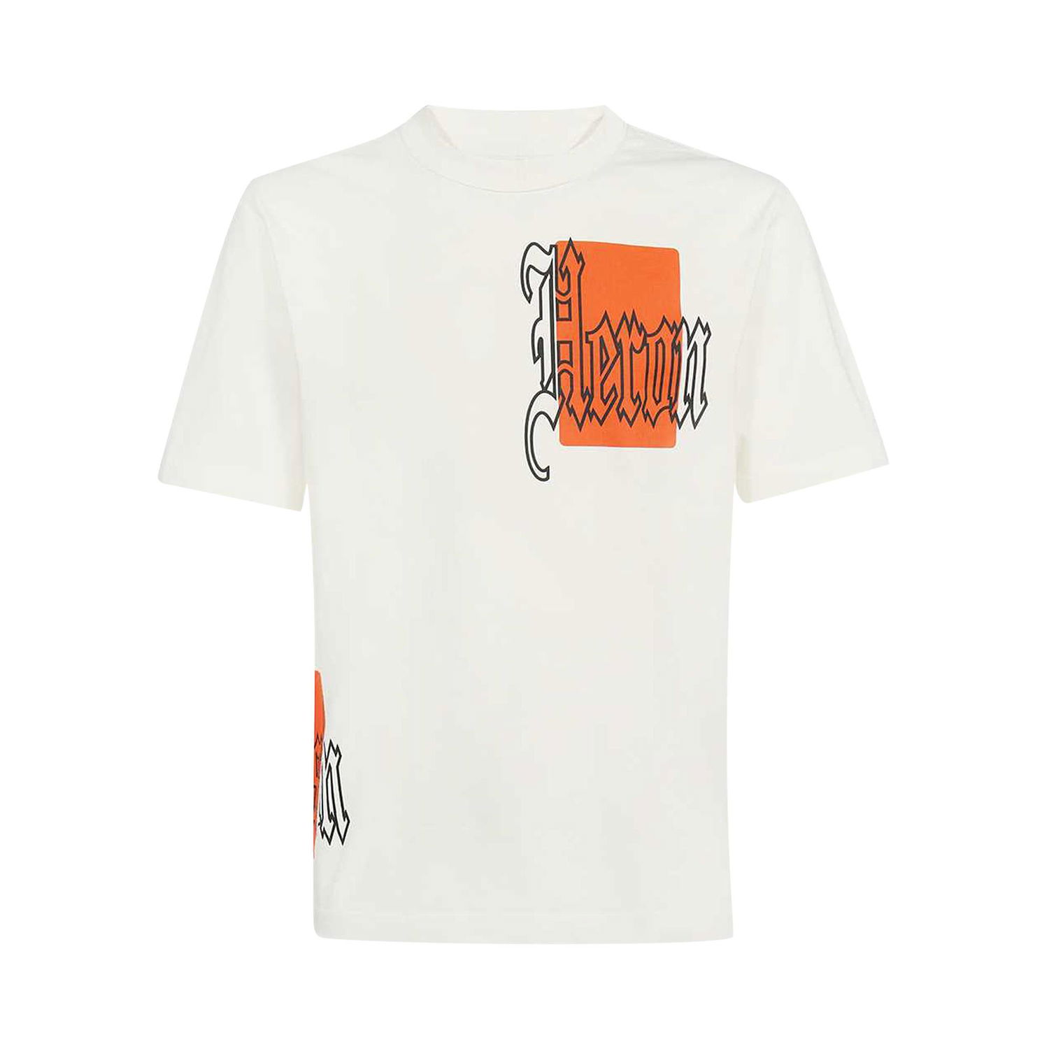 T-shirt HERON PRESTON Gothic Color Blocks Tee Vit | HMAA032F22JER0030122, 1