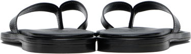 Kläder Aeyde Aeyde Melody Leather Toe-Post Flip-Flops Svart | A11-FS-FDMR08FL191-SS25-800-007, 1