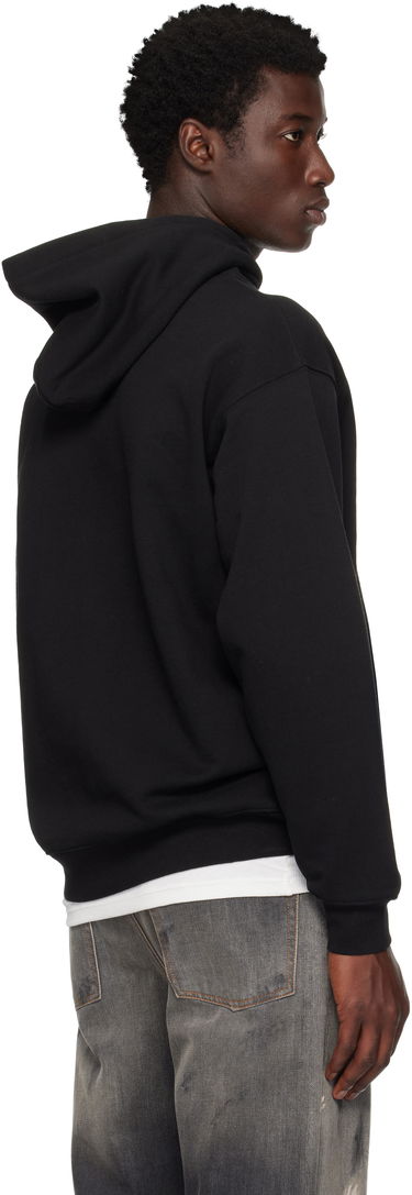 Sweatshirt Dime Cursive Hoodie Svart | DIMESU2543BLK, 2
