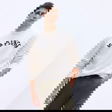 Sweatshirt GAP Crewneck Logo Sweatshirt Carls Stone Beige | 817079-02, 0