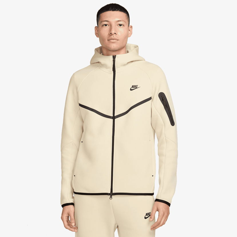 Sweatshirt Nike Tech Fleece Full-Zip Hoodie Beige | HV0949-234