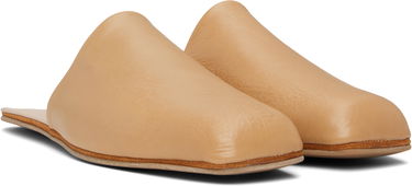 Kläder OUR LEGACY OUR LEGACY Cigarr Leather Slippers Beige | A2257CSB, 3