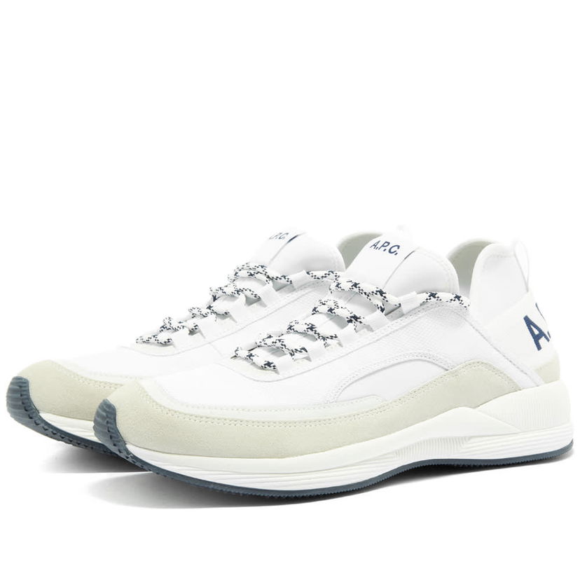 Sneakers och skor A.P.C. A.P.C. Run Around Vit | PAACT-M56084-AAB