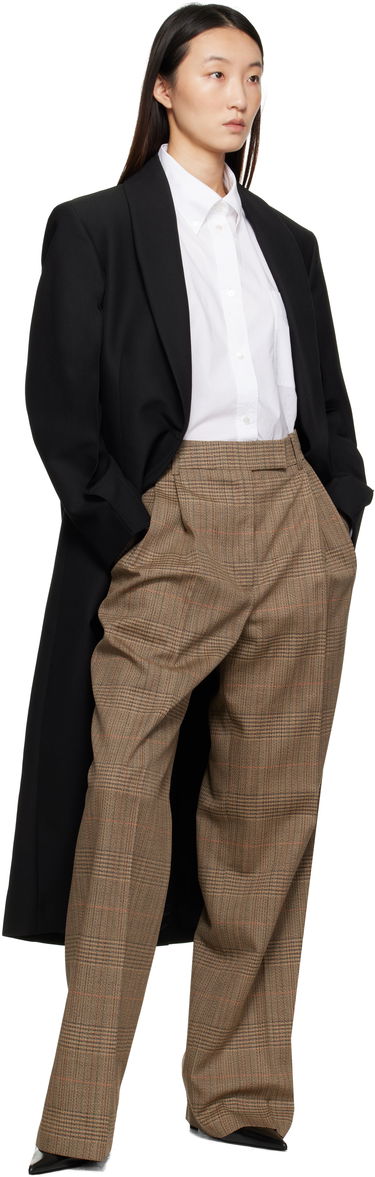 Byxor Róhe Róhe Mid-Waist Tailored Trousers Brun | 416-30-080, 3