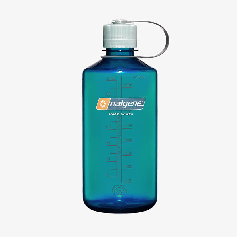 Dricksflaska Nalgene Narrow Mouth 1000 ml Universal Water Bottle Turkos | 2021-0732