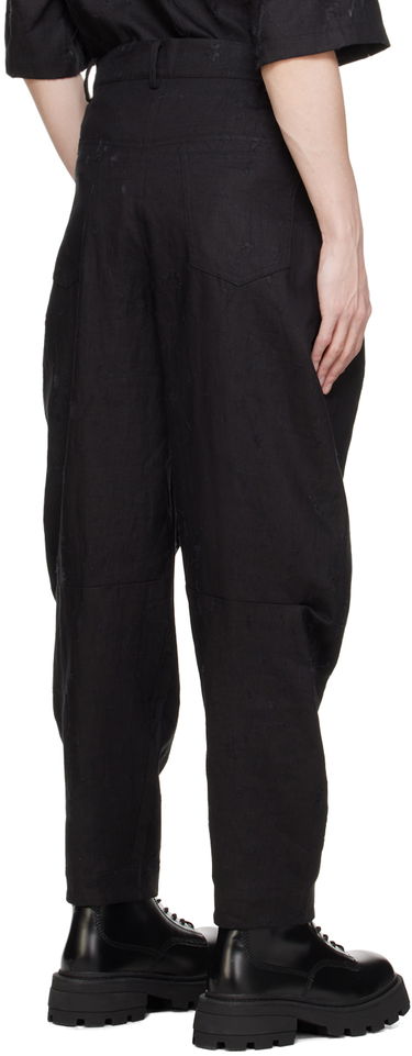 Byxor Feng Chen Wang Feng Chen Wang Distressed Trousers Svart | FUS17TR06, 2