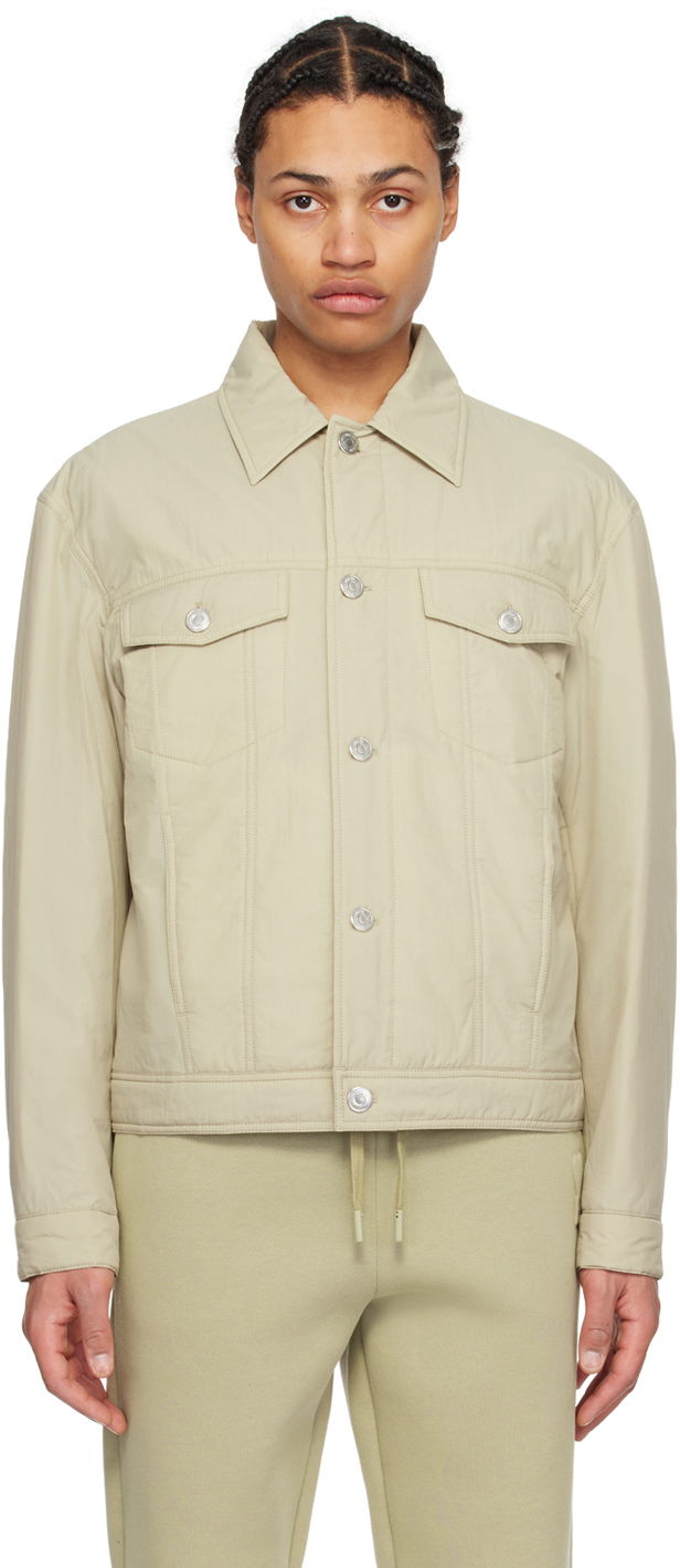 Jacka AMI Paris Padded Jacket Grön | HJK233.PA0009