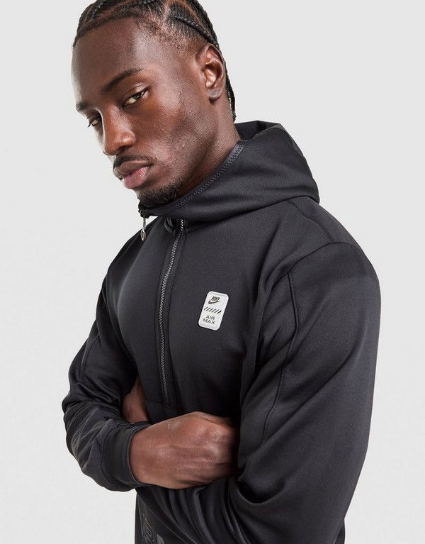 Sweatshirt Nike NSW Airmax Pkhz Half-Zip Pullover Hoodie Svart | IF0396-010, 1