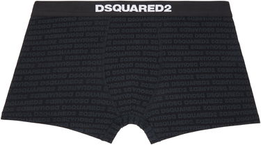 Boxare DSQUARED2 Dsquared2 Printed-Logo Boxer Briefs Svart | D9LDC5510, 0