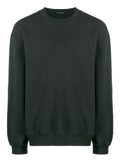 Sweatshirt Balenciaga Tonal Logo Sweatshirt Svart | 570807TFV701055