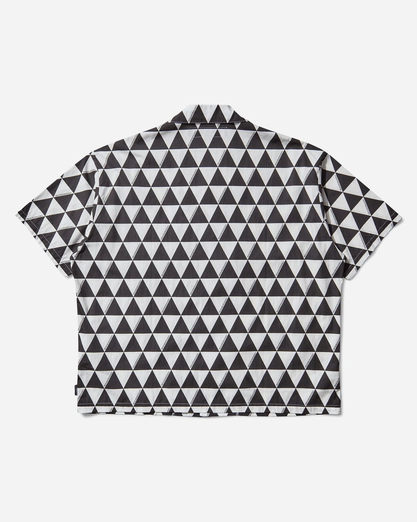 Skjorta Neighborhood Triangle Pattern Hawaiian Shirt Svart | 251TSNH-SHM12 WH