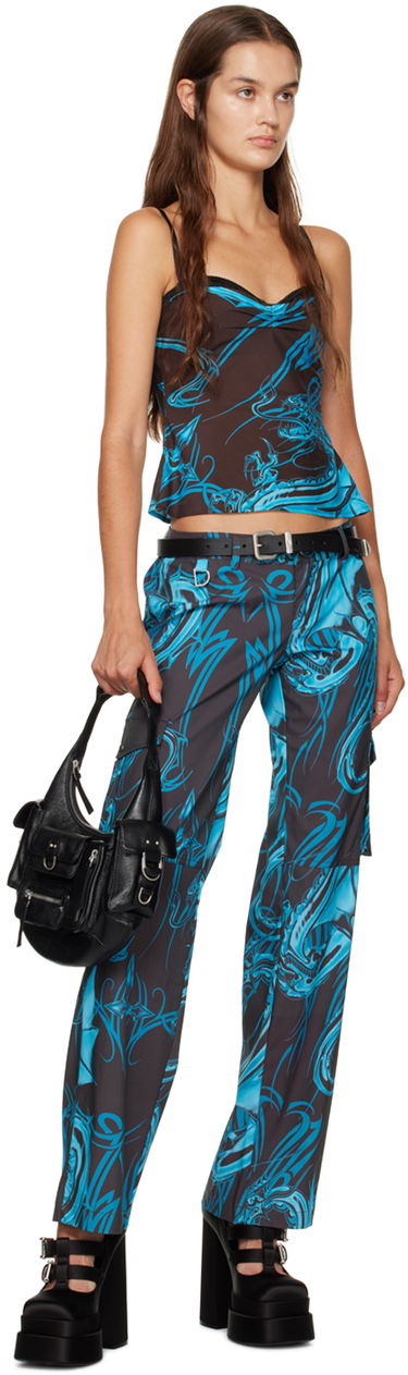 Linne Miaou Miaou Enzo Dragon Print Camisole Svart | 7092PP1TAB, 3
