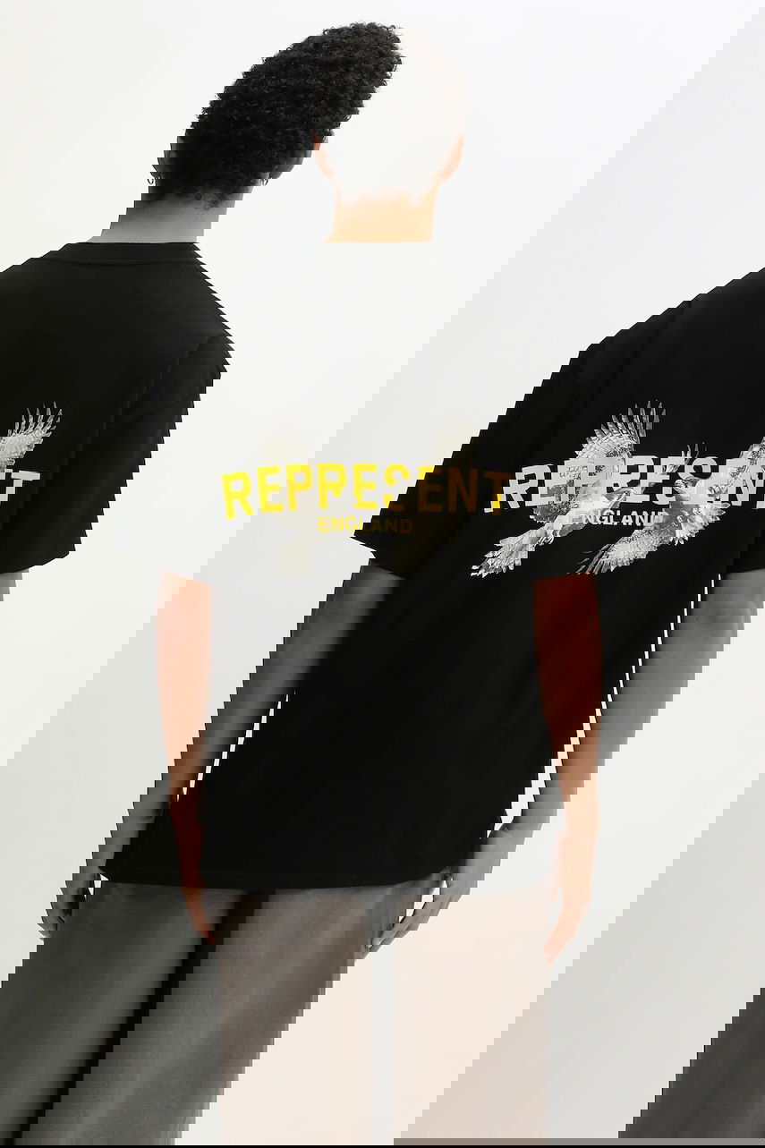 T-shirt Represent Clo T-Shirt Legacy Falcon Svart | MLM100735, 0