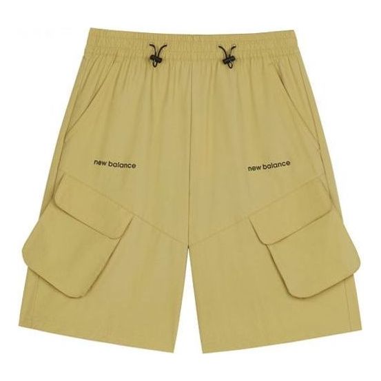 Shorts New Balance Cargo Pocket Shorts Gul | AMS12374-PEB